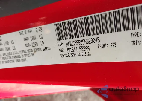 2009 Dodge Avenger R/T from USA, damaged, VIN 1B3LC56B09N523045